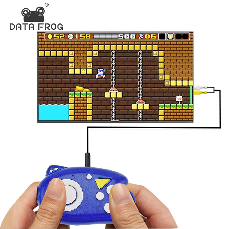 Мини Консоль игровая Data Frog 8 бит 89 классических игр|Портативные игровые консоли| |
