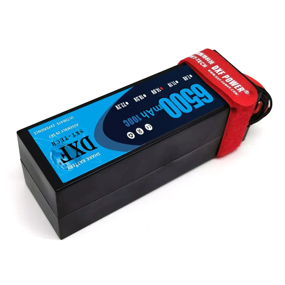 DXF 2 шт Lipo батарея 4S 14 8 V 6500MAH 100C MAX 200C HardCase T/XT60 для Rc вертолета автомобиля лодки