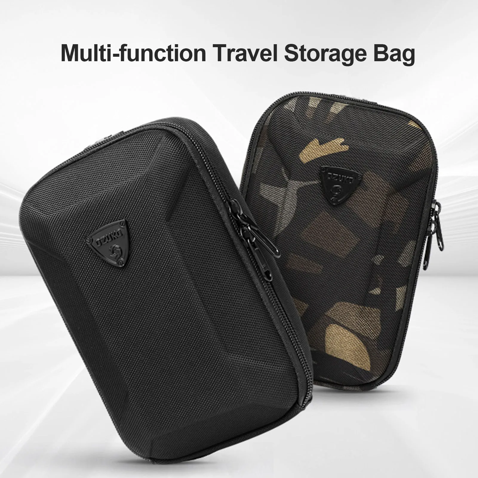 OZUKO Mini Casual Handheld Bag Single-shoulder Cross-body for Men EVA Shell Splash-proof Fabric Earplug Hole | Спорт и развлечения