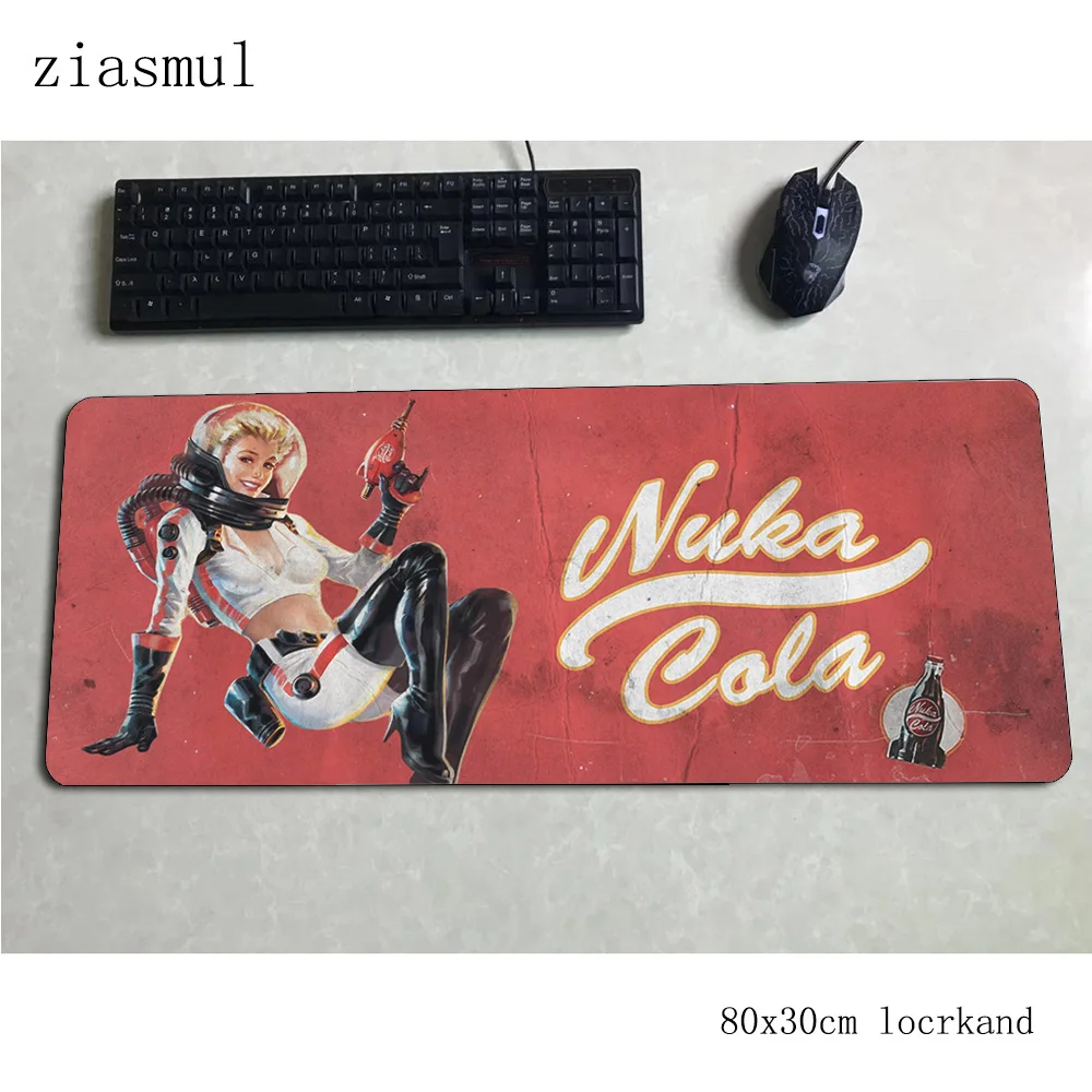 

fallout mouse pad 80x30cm mats present Computer mouse mat gaming accessories Customized mousepad keyboard games pc gamer