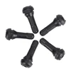 4PCs/set Black universal Valve Stems With Dust Caps with Caps Tyre Rubber Valves Car Chrome Tubeless Car Wheel Snap-in Tire ► Photo 3/6