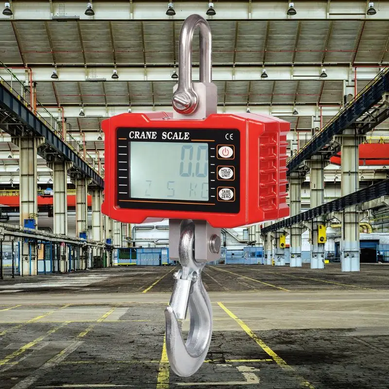 

1000KG/2000LBS Digital Hanging Scale Industrial Heavy Duty Crane Scale with Accurate Reloading Spring Sensor