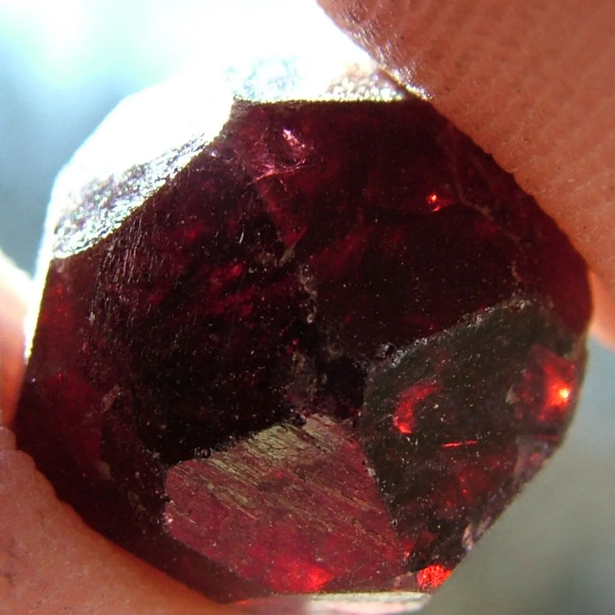 5 шт. натуральный красный гранат оригинальные драгоценные камни искусственные