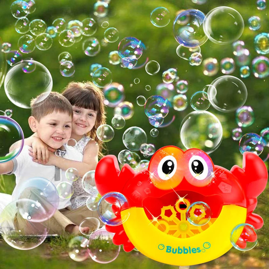Детские игрушки для ванной Мультфильм Sealife дизайн пузырьковая машина дети Душ плавание устройство для мыльных пузырей воздуходувка