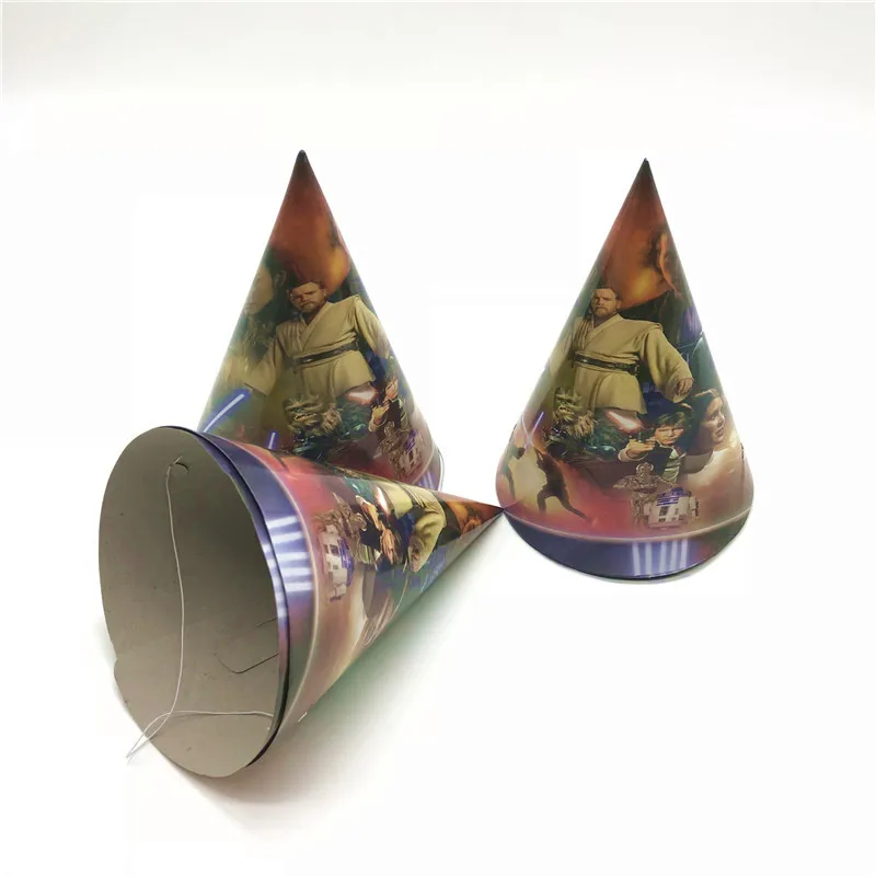 Star Wars Theme 83pcs/pack 10 People Use Birthday Party Decoration Flag Tablecloth Disposable Tableware Cup Plate Straw Supplies