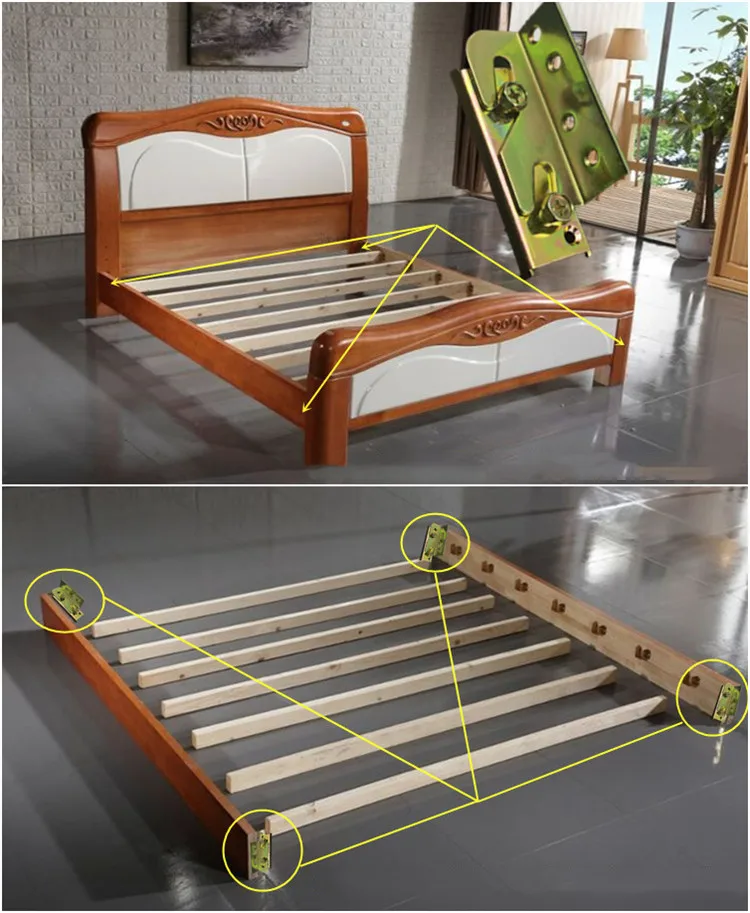 Metal Bracket Dobradiça Fastener, Conector Placa de