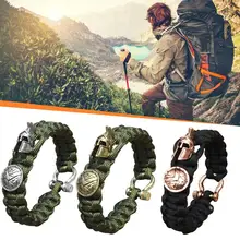 Adjustable Hand-woven Bracelet Multi-style Retro Bracelet for Outdoor Survival Metal Accessories Hot sale