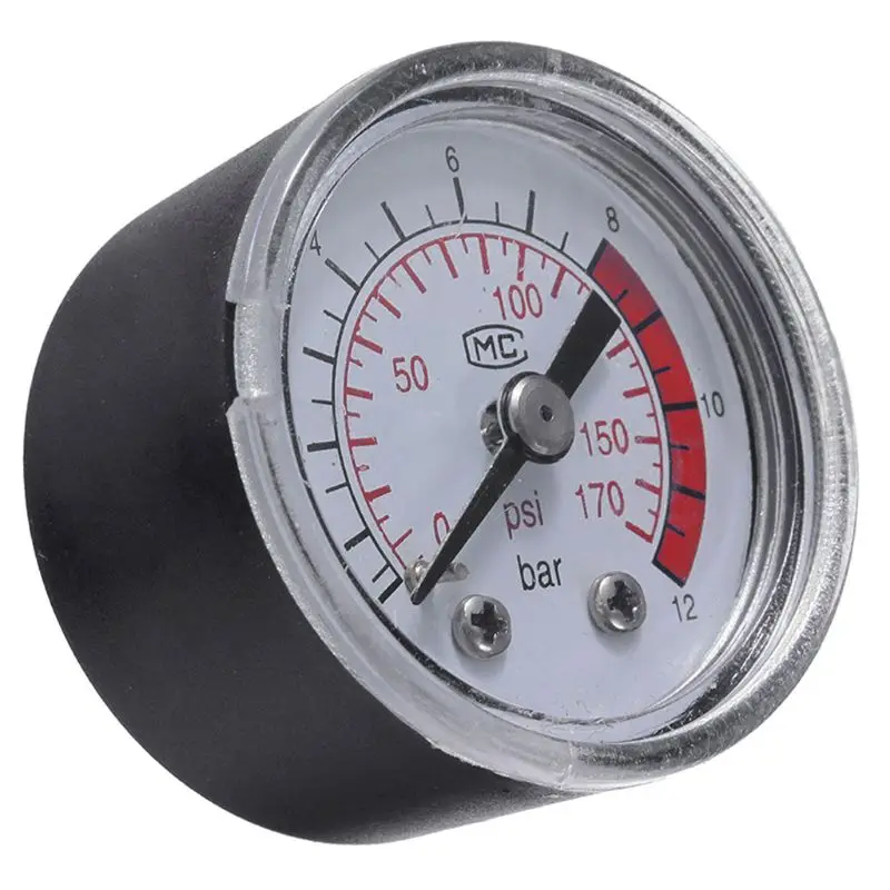 Air Compressor Pneumatic Hydraulic Fluid Pressure Gauge 0-12Bar / 0-170PSI | Автомобили и мотоциклы