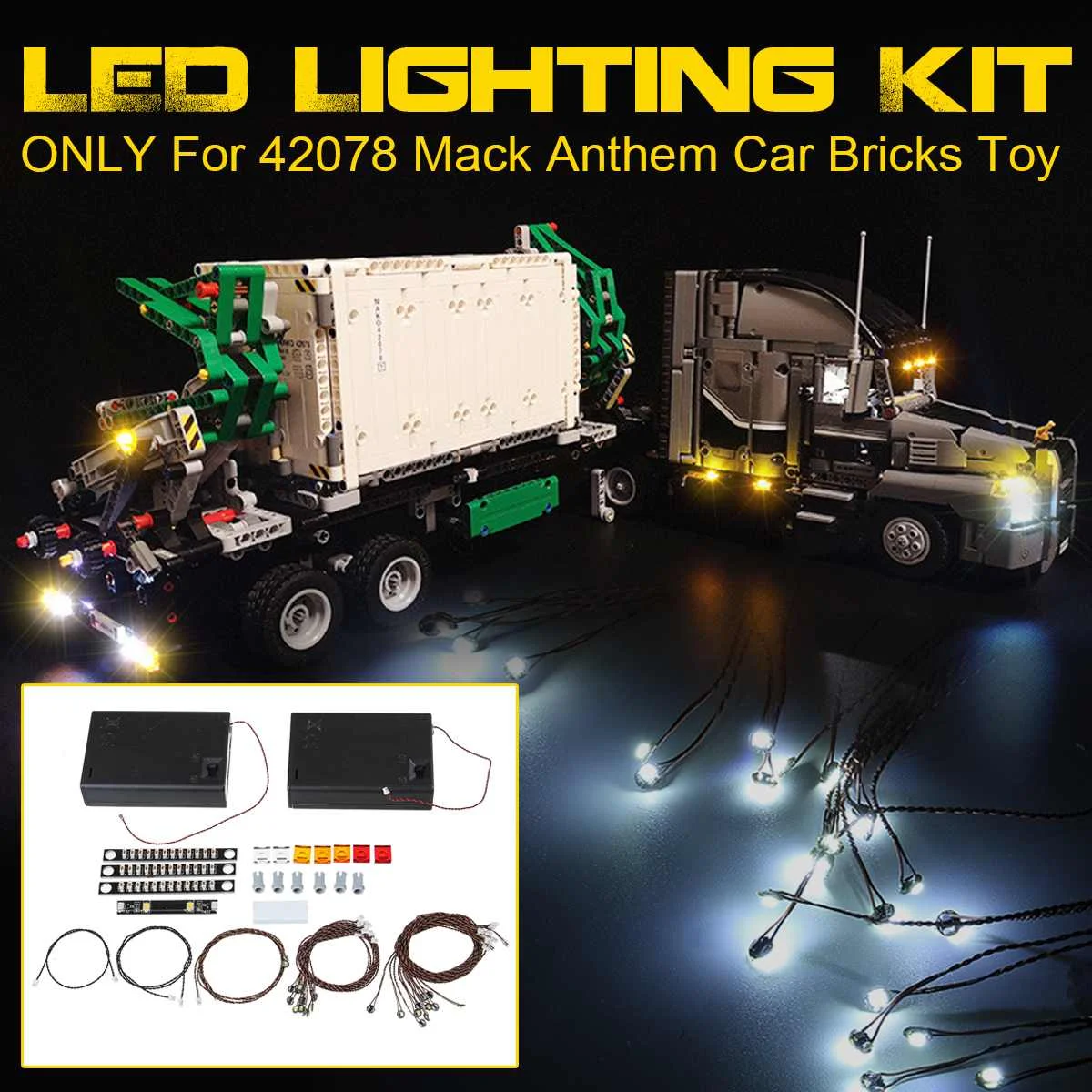 

Led Light Set For Lego Technic 42078 Compatible for Mack AnthBig Truck Building Blocks Bricks Toys