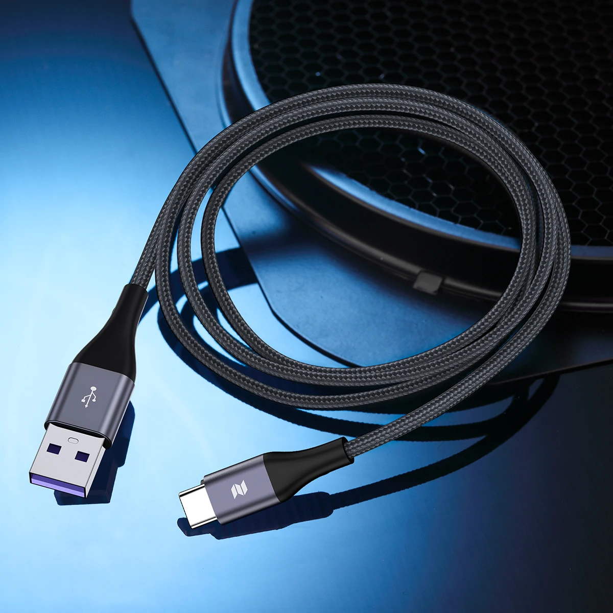 QC3.0 usb type C кабель 5A металлический кабель для быстрой зарядки и синхронизации совместим с samsung Note S10 S9 S8, LG V50 и другими USB-C устройствами