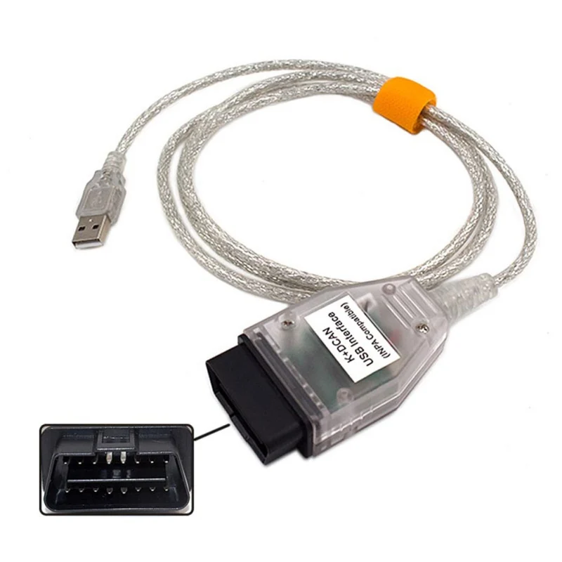 INPA K + CAN DCAN с чипом FT232RL переключателем для BMW USB кабель интерфейса 20PIN BMW|Кабели и