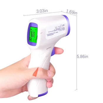 

Ear Non-contact IR Infrared Digital Forehead Thermometer Non-Contact Body For Baby/Adult LCD Digital
