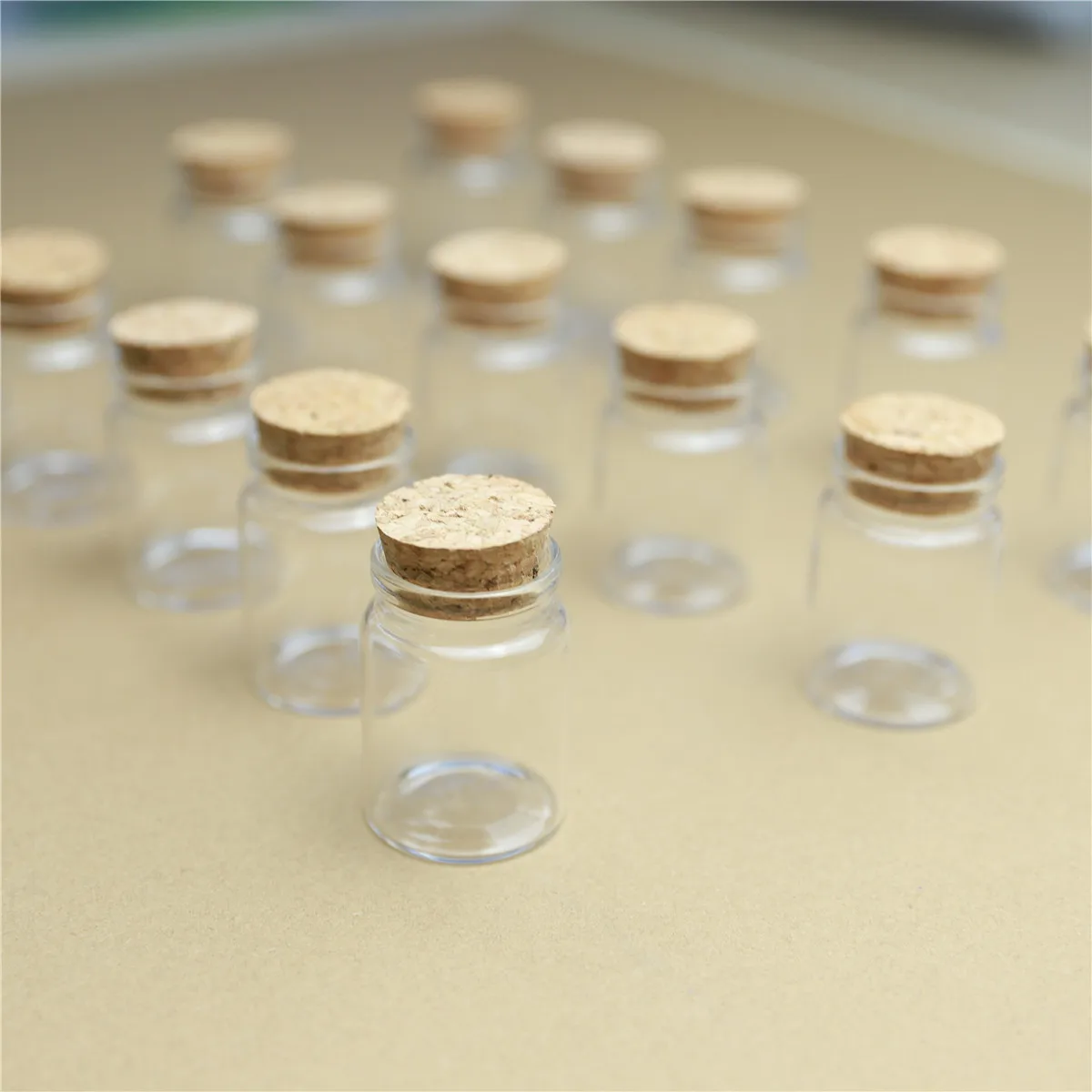 12pcs/Lot 30ml DIY Mini Wishing Glass Bottles Cork Crafts 37mm Tiny Empty  Jars Cork Stopper Transparent Souvenir Container 3