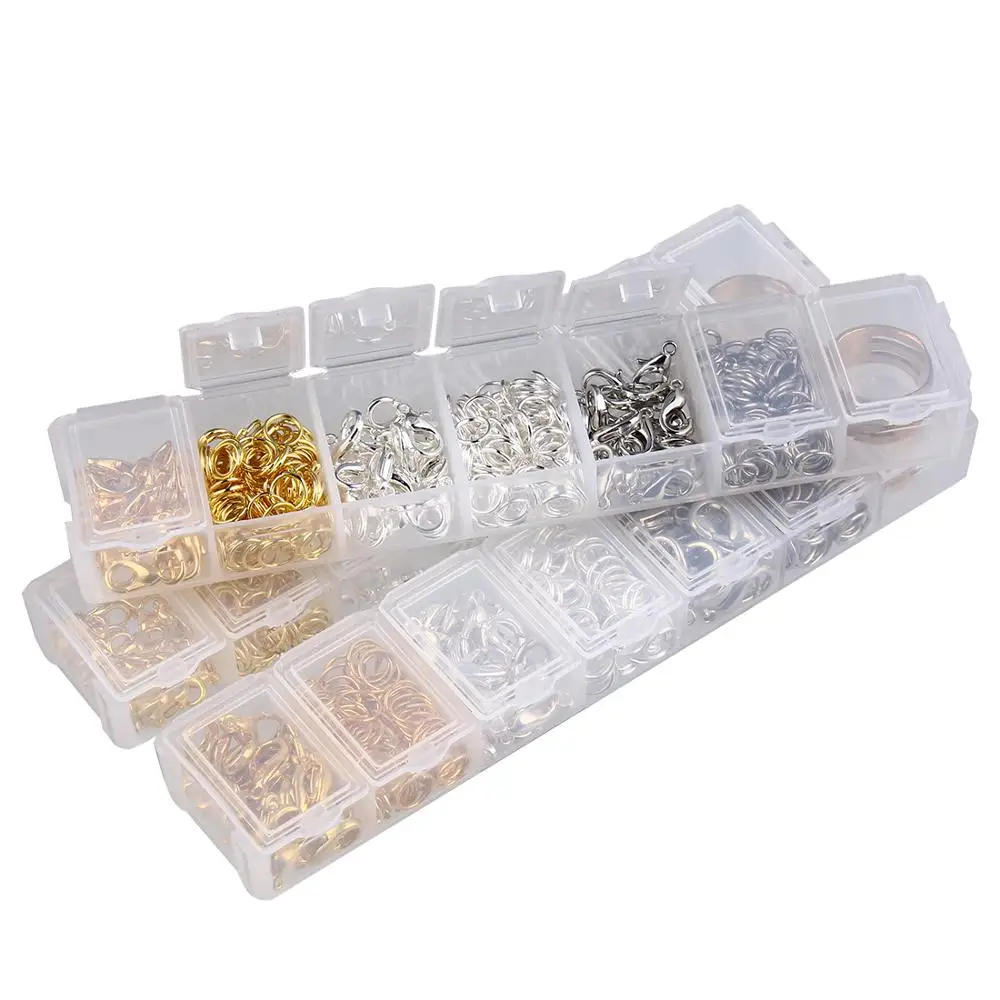 

1 коробка 5 6 7 мм железные замкнутые соединительные кольца, кольца-карабины/застежки-карабины/кольца на палец для ювелирных изделий, фурнитура, комплект аксессуаров, коробка, оптовая продажа