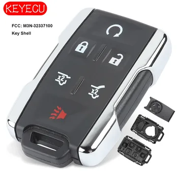 

KEYECU Remote Car Key Shell 6 Button for Chevrolet Tahoe Traverse Suburban GMC Yukon Cadillac Escalade 2007-20 FCC: M3N-32337100