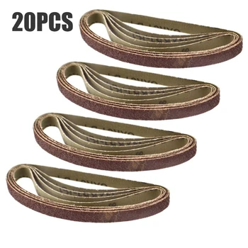

20pcs Grinding Sanding Belts Pad Abrasive Resin Sander Disc Wood Metal Alumina