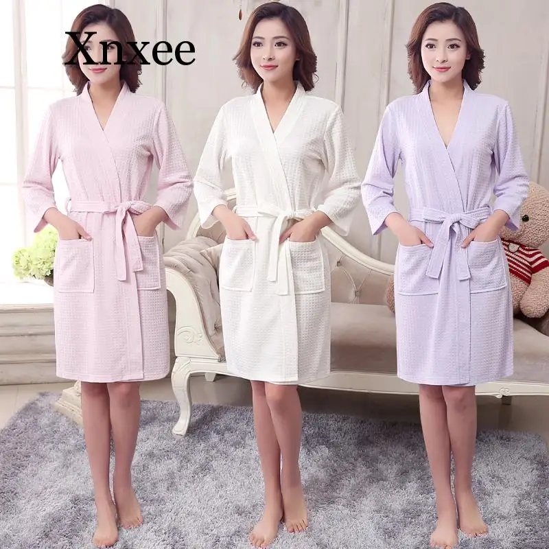 Couples New Women Summer Towel Bath Robe Bridesmaid Robes lovers Femme Sexy Bathrobe Dressing Gown Bride Wedding