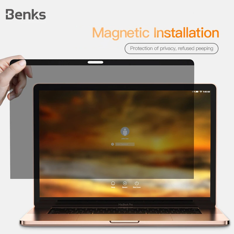 Антишпионская защитная пленка Benks для Apple Macbook Notebook 12/13/15 дюйма Защитная полной