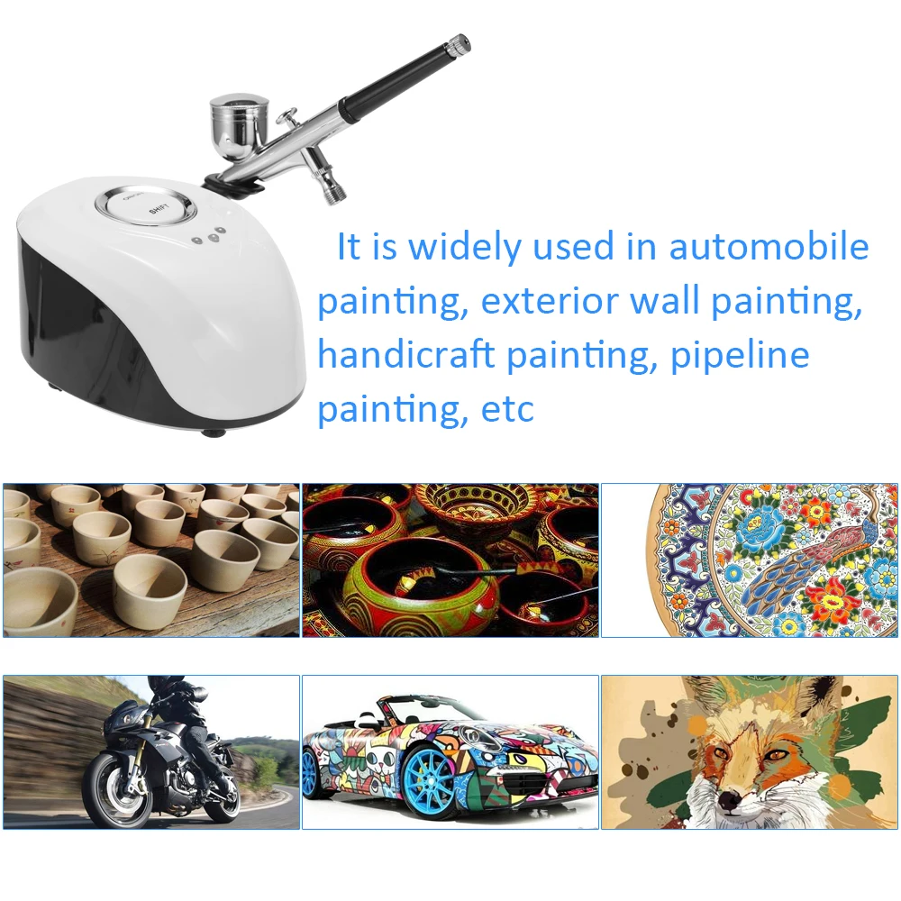 

Portable Spray Pump Pen Air Compressor Set for Makeup Art Painting Craft Cake Spray Model Beautiful Airbrush Kits