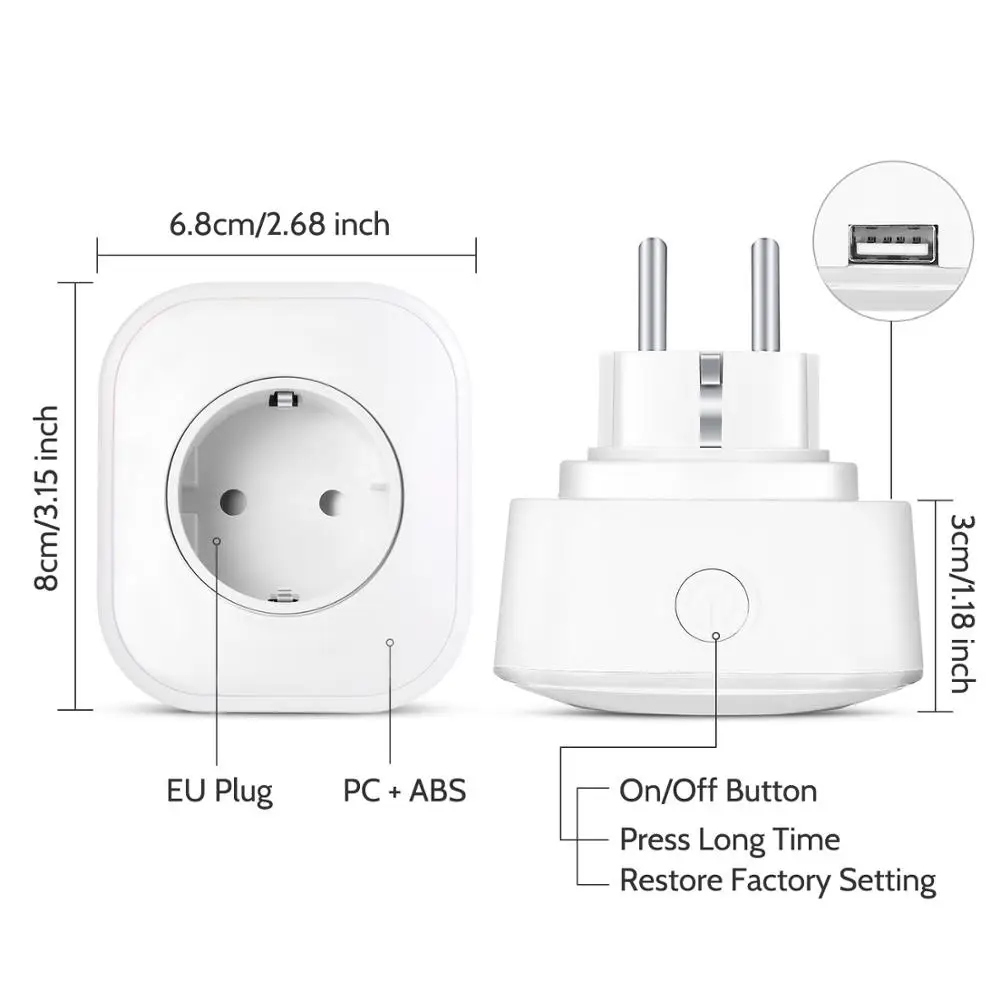 

Smart Socket Electirc WIFI Plug 2019 enchufe inteligente google home