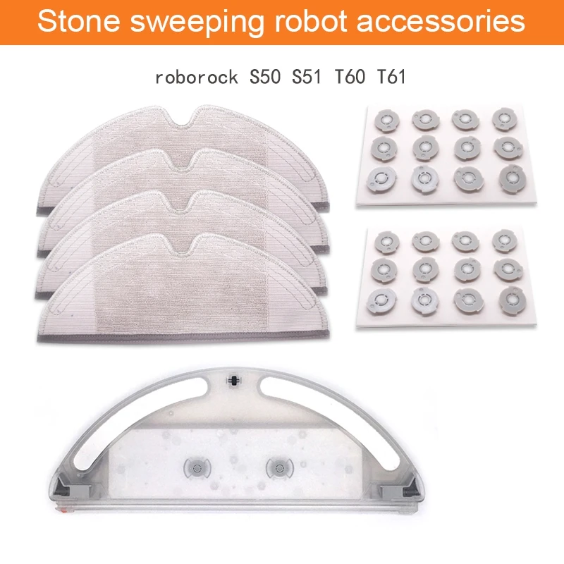 Резервуар для воды + тряпки для швабры + наборы фильтров для Xiaomi Roborock S50 S51 S55 T60 T6 запчасти пылесоса