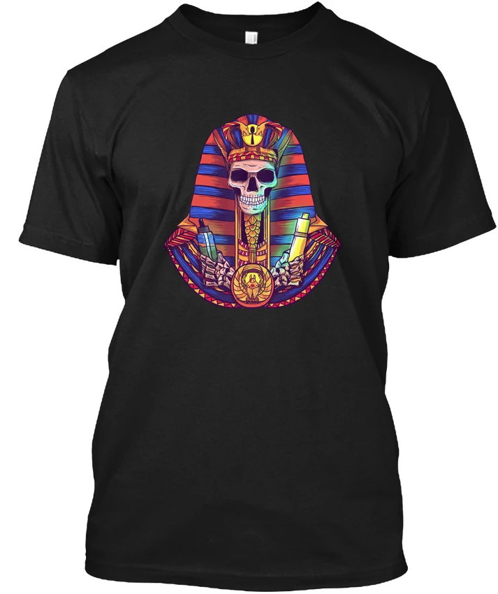 Популярная футболка с надписью Pharaoh Vaping | Мужская одежда