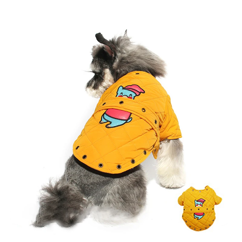 

Winter Pet Dog Clothes Warm Thickened Snow Lichens Big Dog Coat Puppy Clothing Cat Vest Jacket for Small Large Dogs Teddy H22