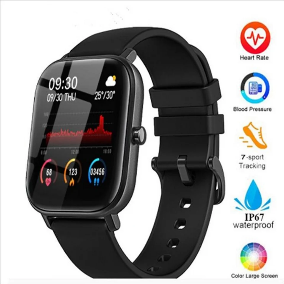 Hot Selling P8b Heart Rate Smart Watch 1.4 Inch Full Touch Screen Lady  Intelligence Watch 28 Languages Xp67 Men's Smart Watch - Smart Watches -  AliExpress