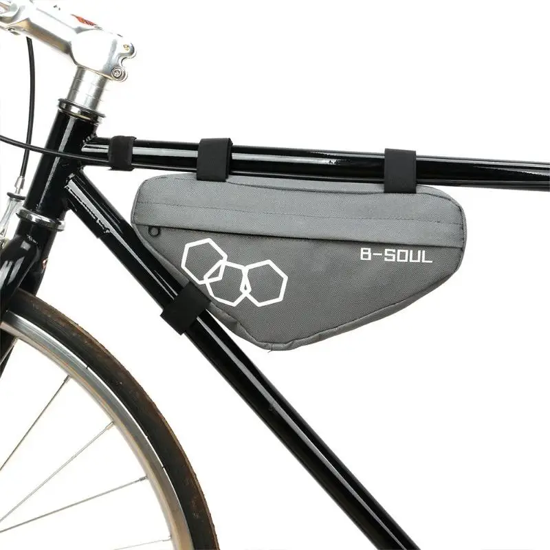 Двухслойная изоляционная велосипедная треугольная сумка, велосипедная верхняя Передняя труба с подвеской