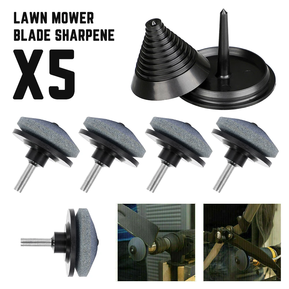 

50MM Lawn Mower Blade Sharpener Lawnmower Blade Sharpener Lawn Blades Drill Blade Sickle Mowers Rotary Tillers Sharpening Tools