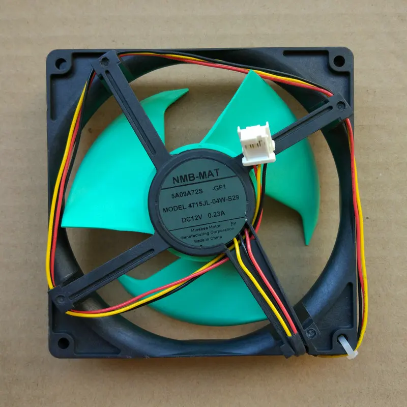Connector 2 NMB 4715JL-04W-S29 DC12V 0.23A 12 см для холодильника Вентилятор охлаждения - Цвет лезвия: Connector 2