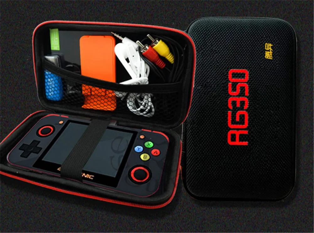Новая Ретро игра RG350 видеоигра портативная игровая консоль мини 64 бит 3,5 дюймов ips экран 16G игровой плеер RG 350 для PS1