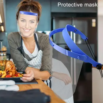 

Face Shield Anti-fog HD Transparent Splashproof Full Face Mask Breathable Protective Film For Prevent Saliva Droplets