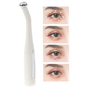 

2 in 1 Electric Eye Massager Anti Aging Wrinkle Eye Patch Relief Micro-current Massage Negative Ion Importing Eyes Care Device