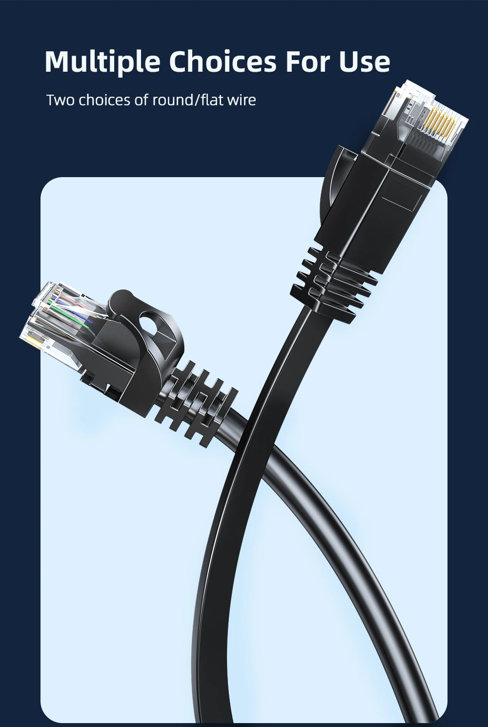Ethernet Cable Cat6 Lan Cable 10m UTP Cat 6 RJ 45 Splitter Network Cable RJ45 Tw