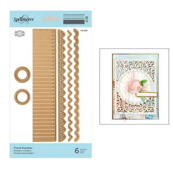 

Circle Rectangle Lace Border 2020 New Metal Cutting Dies For DIY Scrapbooking Craft and Card Making Background Decor No Stamps