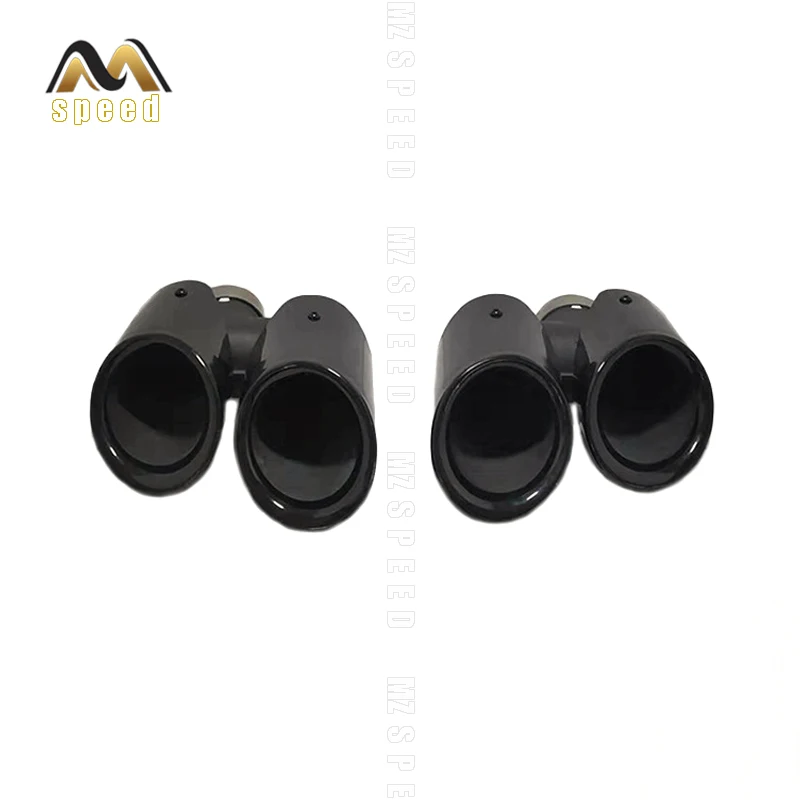 

accessories car Tailpipe tailpipe black round stainless steel tailpipe tailpipe is suitable for the porsche Mancan muffler