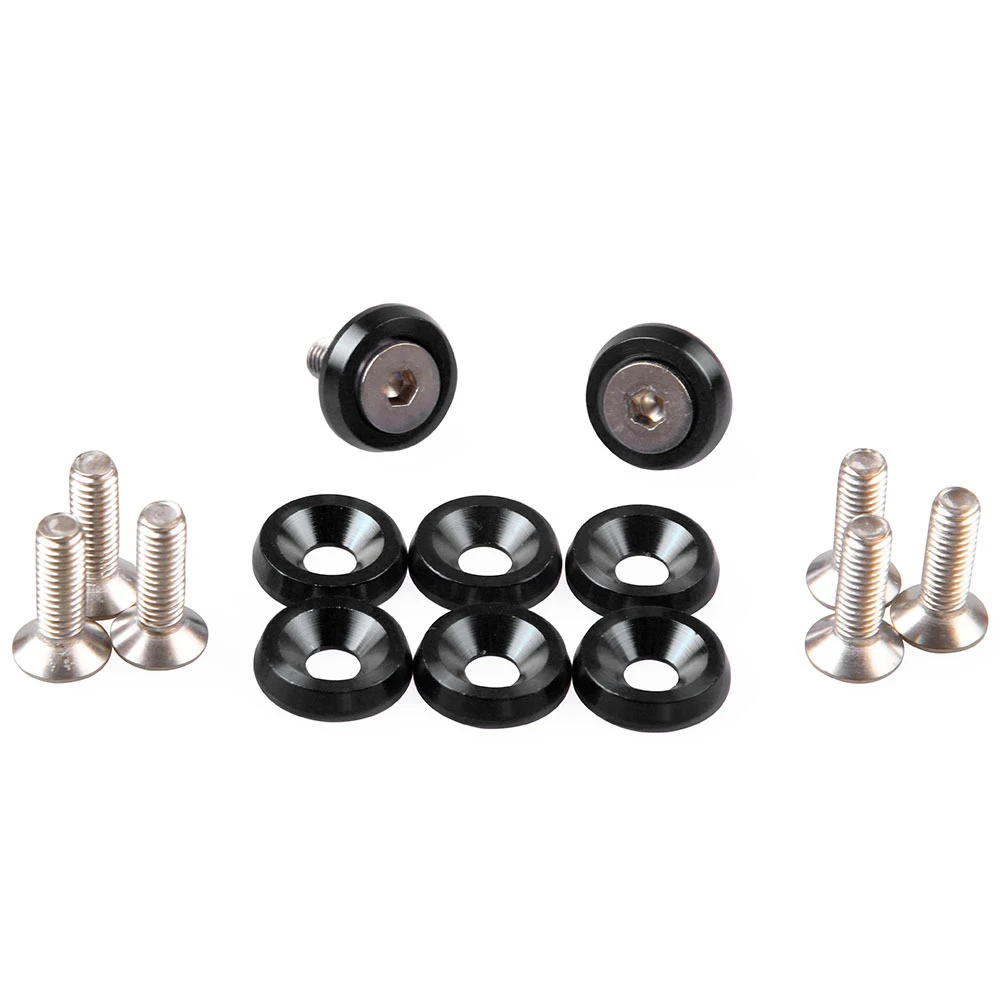 Headlights Styling Dress Up Bolts Washer Kit Aluminum Alloy Bumper Screw Motorcycle License Plate Modification Car Engine | Автомобили и
