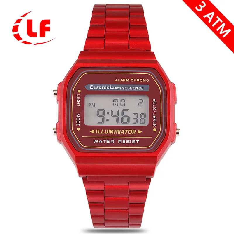 QW Sports Hot Sale Ladies Watches Stop Waterproof Digital Women OEM Sport Watch