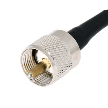 

5M Coaxial Cable RG58 PL259 Male To SO239 Female Connector For Ham Radio Antenna Compatible With Multi-brand Mobile Radio Antenn