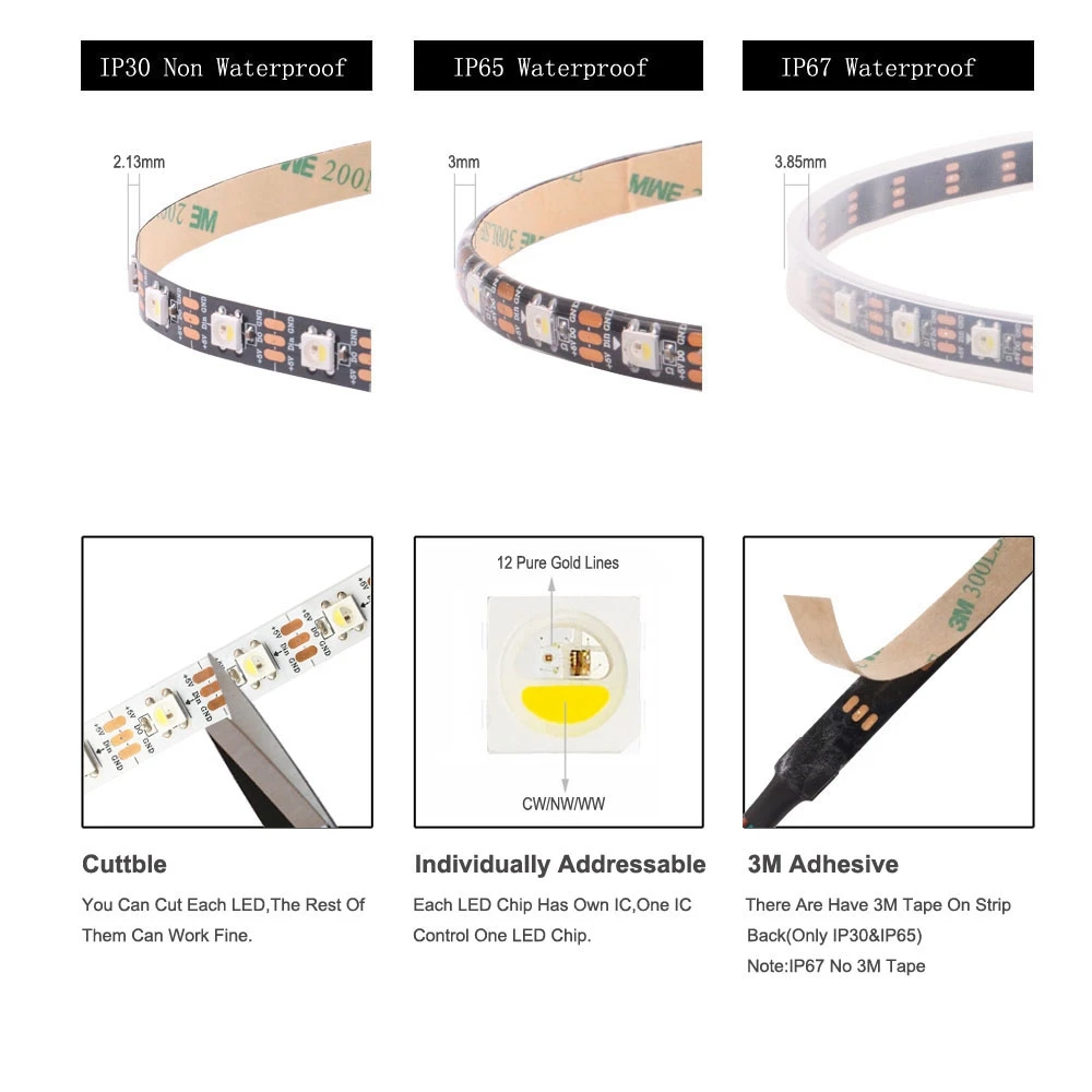 Рисунок 3 - Светодиодная светильник та 4 в 1 SK6812