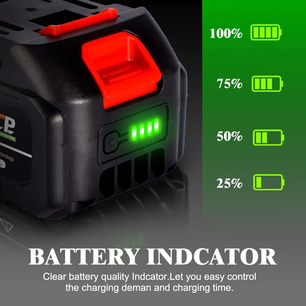 Batería recargable de iones de litio para Makita, batería de litio de 20000mAh con enchufe europeo