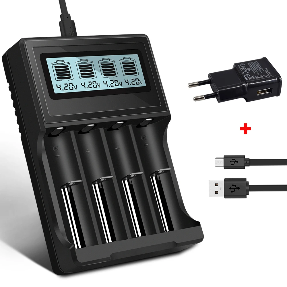 PALO 3 7 V 18650 зарядное устройство 16350 14500 18500 литиевая батарея USB умное для перезаряжаемые устройство|Зарядные
