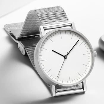 

Newest Lover's Watches ADDIES Quartz Simple Clock Men Women Waterproof Full Steel Couple Leather Wristwatches Relogio Masculino