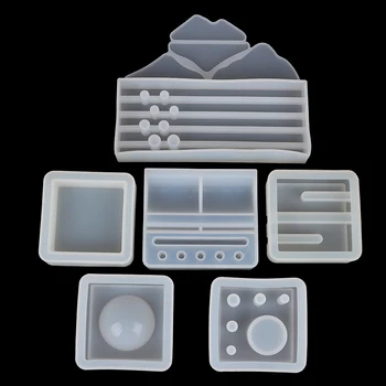 

Resin Silicone Mold Card Storage Pen Holder Resin Mold Jewelry Making Moldes