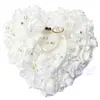 1Pcs Heart-shape Rose Flowers Ring Box Romantic Wedding Jewelry Case Ring Bearer Pillow Cushion Holder Valentine's Day Gift ► Photo 3/6