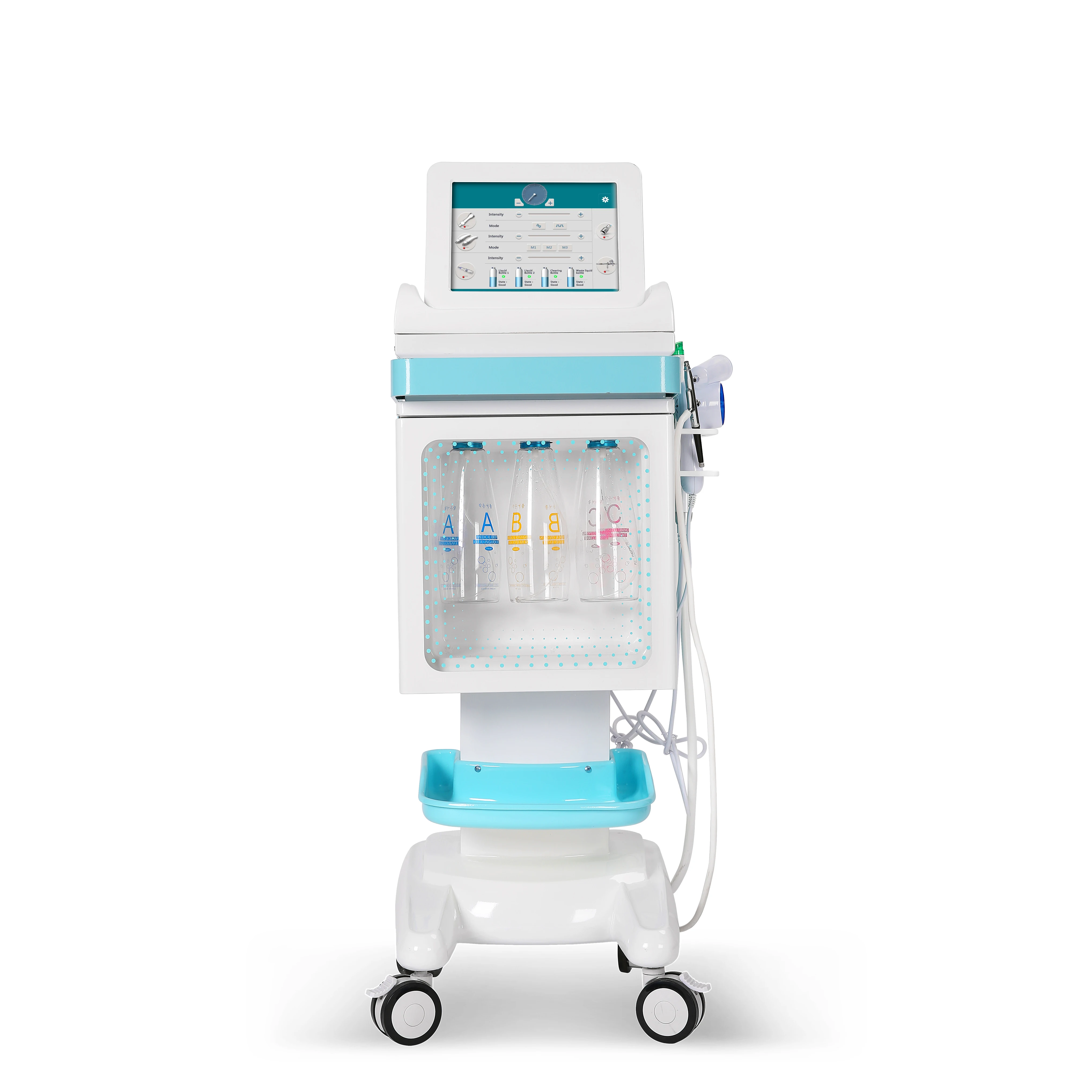 Новые технологии aquapiling глубокая чистая вода и лицевая кислородная струя hydrafacial машина для очистки воды