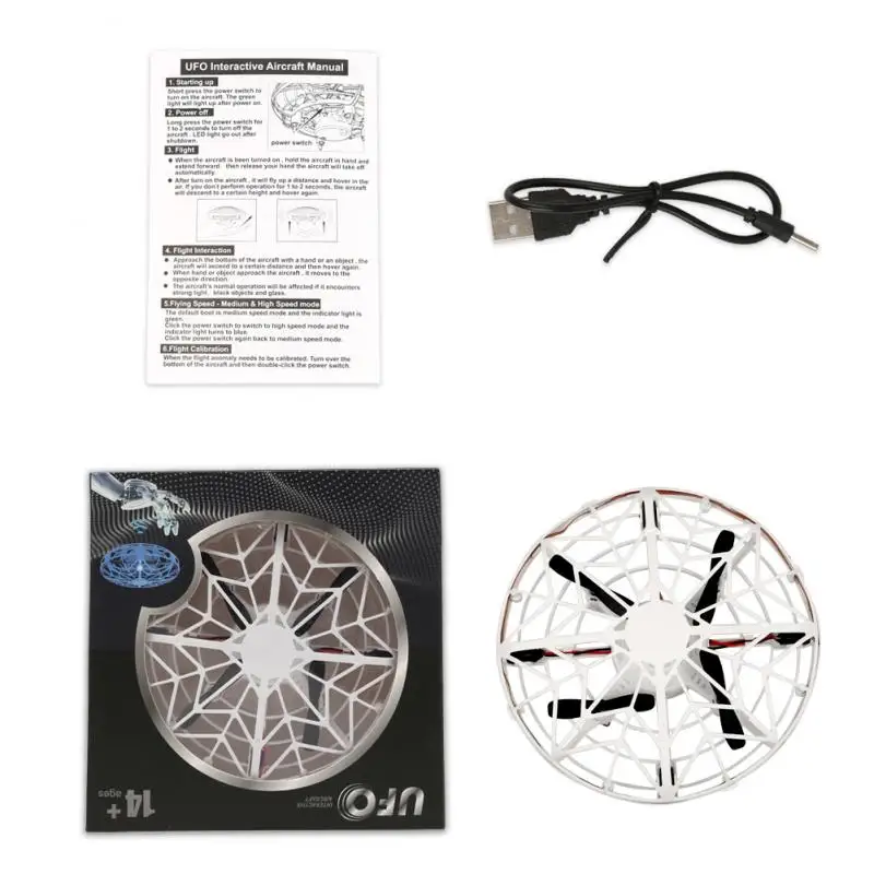 Brinquedos para Crianças Helicóptero Drone Infraed Mão Detecção Led Aeronaves Quadcopter Flayaball Pequeno Drohne Mini Ufo rc 15 Drone ufo rc com sensor manual para
