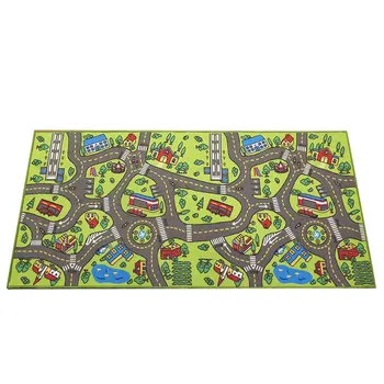 

Baby Plush Carpet Traffic Pattern Carpet Mat Anti-Slip Anti-Fall Game Crawling Mat Educational Toy &Toddler Gift For Girl Boy