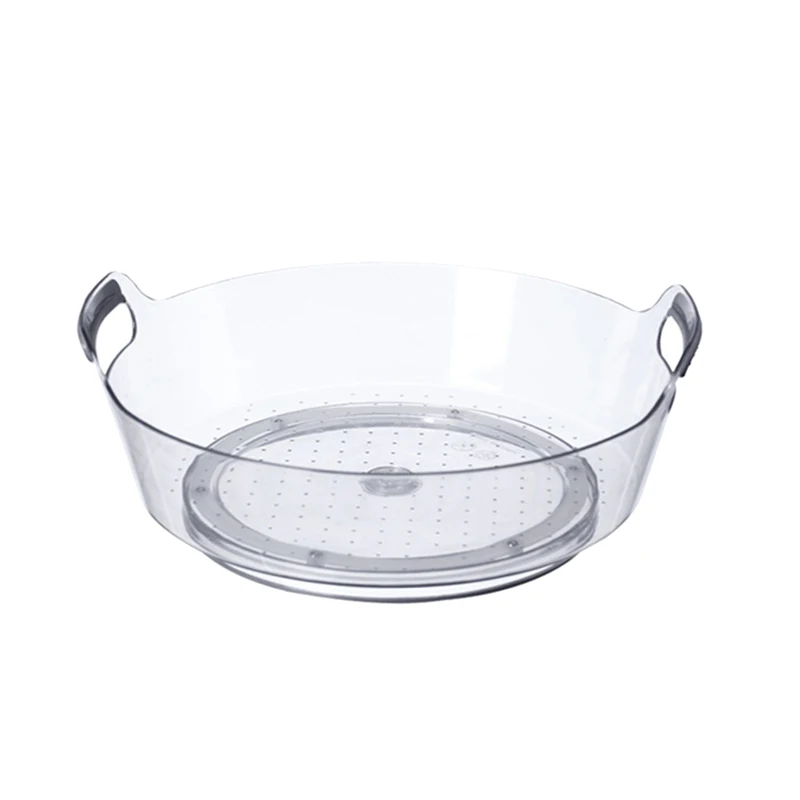 

Kitchen 1Pc Practical Storage Plate Kitchen Storage Tray Slide-Proof Plate Kitchen Storage Turntable Description Racks Holders
